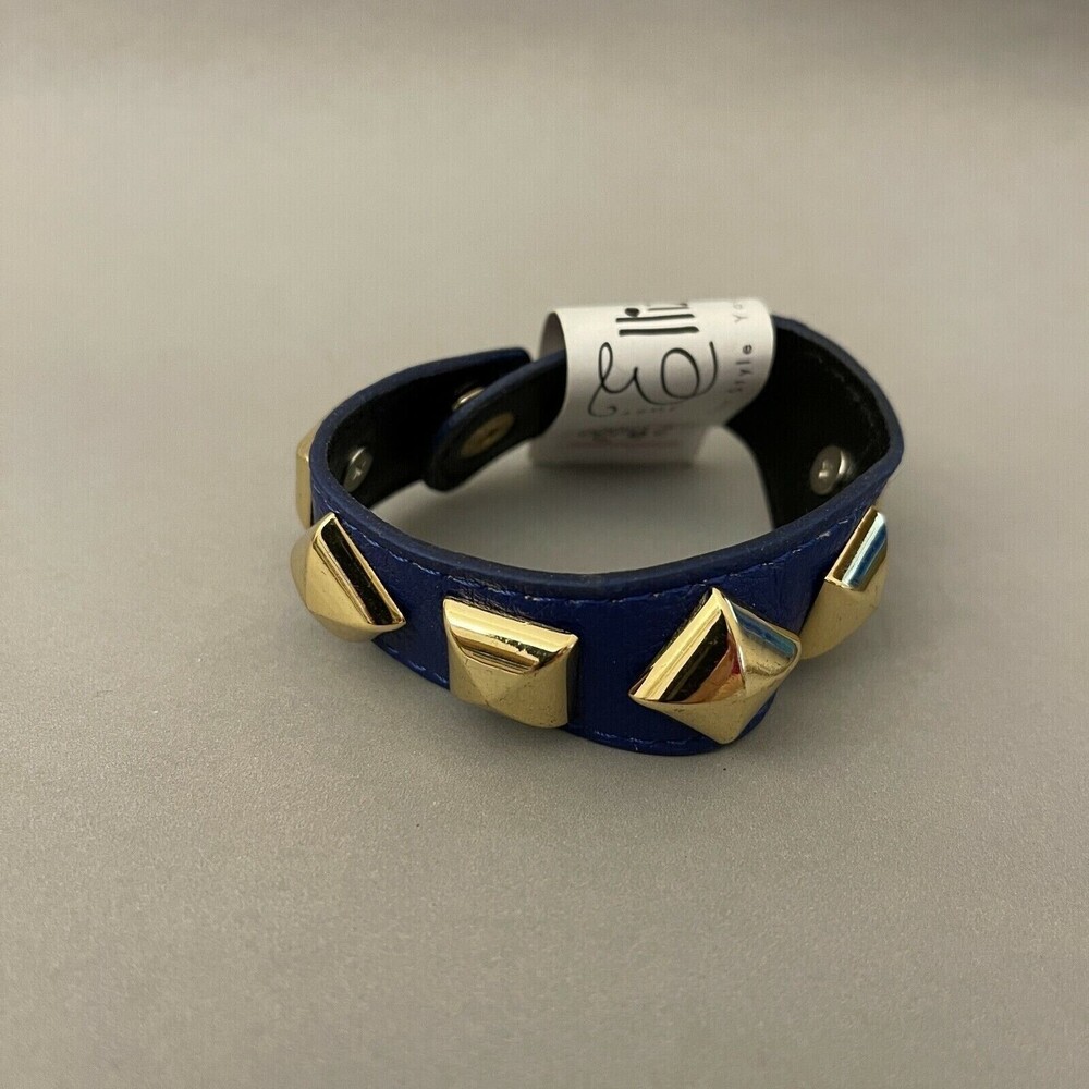 Just‎ Ellizy Blue Gold-tone Fashion Bracelet